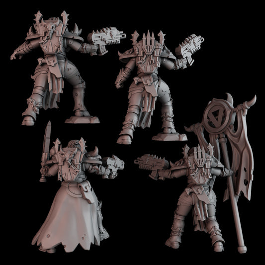 Battle Witch Squad Resin Miniatures Set alternate view 2