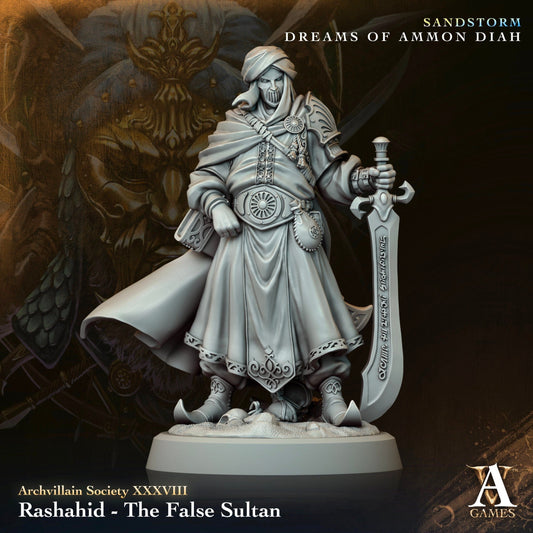 Rashahid - The False Sultan Resin Miniature Figure product image