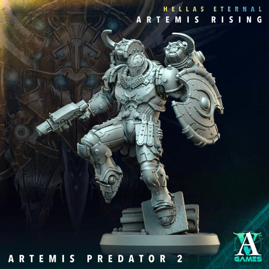 Artemis Predator Resin Miniature Figure alternate view 2