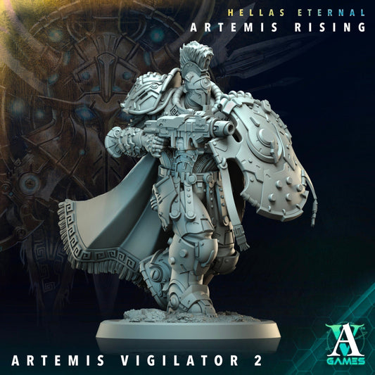 Artemis Vigilator Resin Miniature Figure alternate view 2
