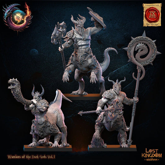 Feldrak Command Group Resin Boss Miniature product image