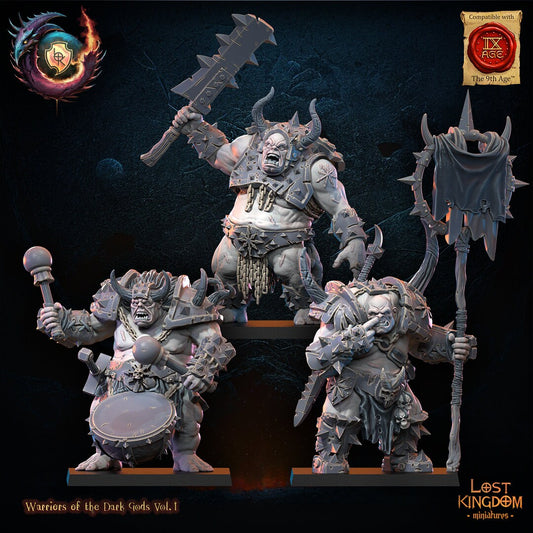 Forsworn Command Group Resin Boss Miniature product image