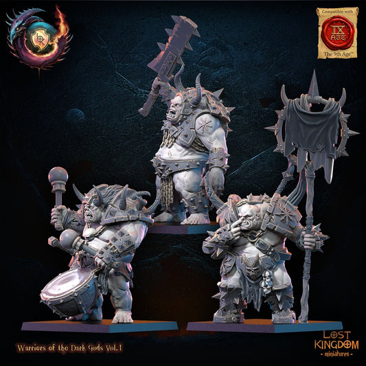 Forsworn Command Group Resin Boss Miniature alternate view 2