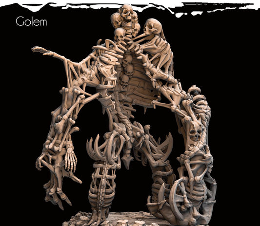 Skeletal Golem Resin Miniature Figure product image