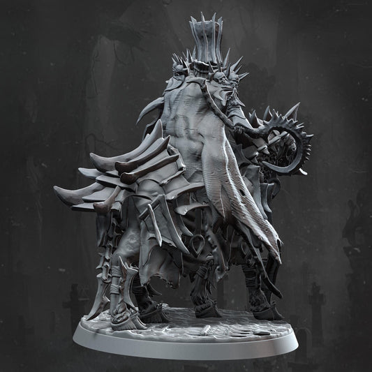 Vile Horseman Resin Miniature Figure alternate view 2