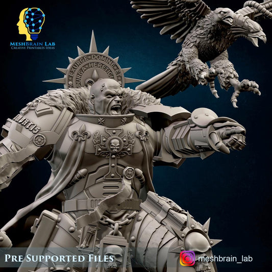 Imperial Marine Inquisitor Lord Resin Boss Miniature product image