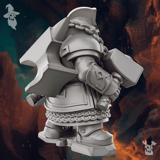Steelhill Rune Smith Resin Miniature Figure alternate view 2