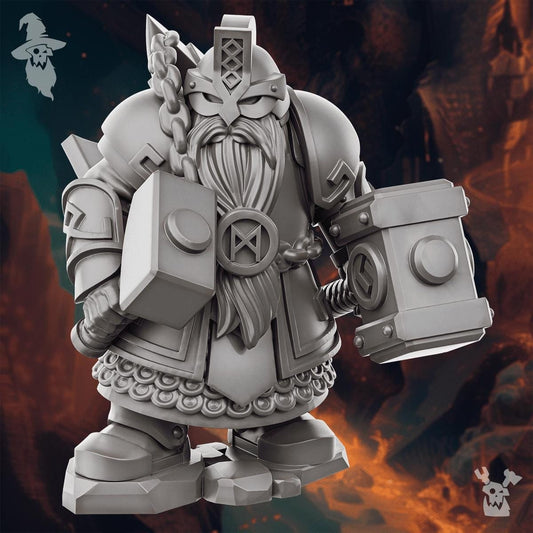 Steelhill Rune Smith Resin Miniature Figure product image