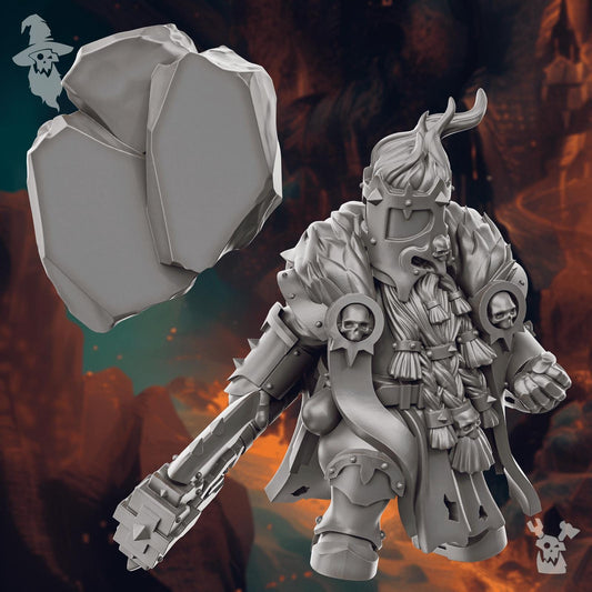 Olger Dreadquake Resin Miniature Figure alternate view 2