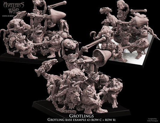 Grotlings Regiment Resin Miniatures Regiment alternate view 2