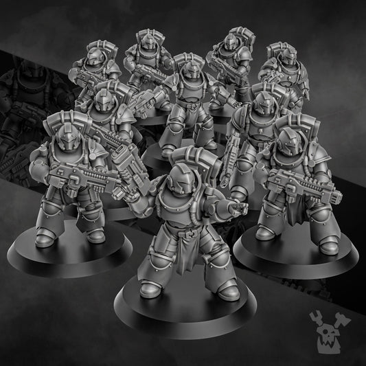 Space Knight Pulsarum Squad Resin Miniatures Set product image
