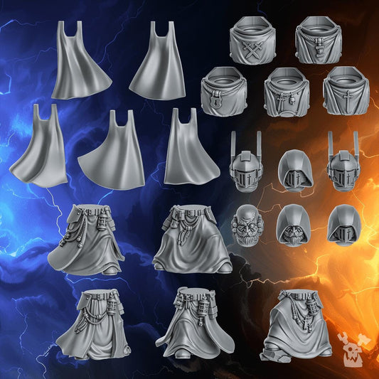 Knights of the Circle Squad Resin Miniatures Set alternate view 2