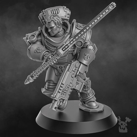 Captain Caelus Resin Miniature Figure - DakkaDakka Miniatures - Set 1 product image