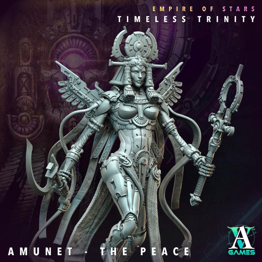 Amunet - The Peace Resin Miniature Figure alternate view 2