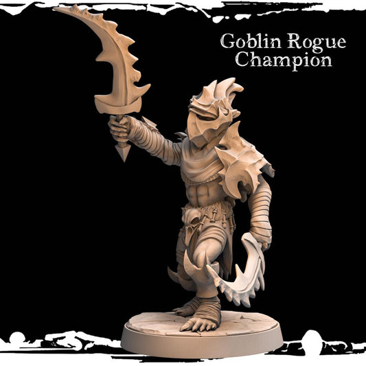 Goblin Rogue Champion Resin Miniature Figure product image