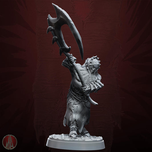 Orc Hornblowers Resin Miniature Figure product image