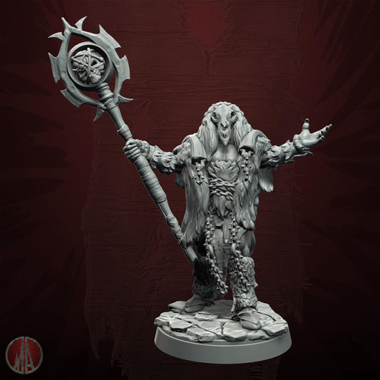 Orc Shaman Resin Miniature Figure - Monolith Arts product image