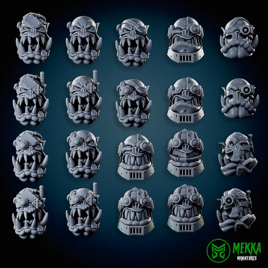 Cybork Heads x20 Resin Upgrade Parts product image