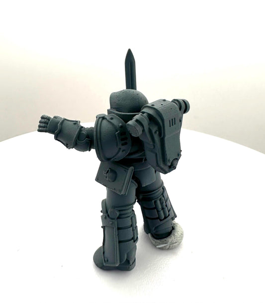 Black Lions Mage Resin Miniature Figure alternate view 2