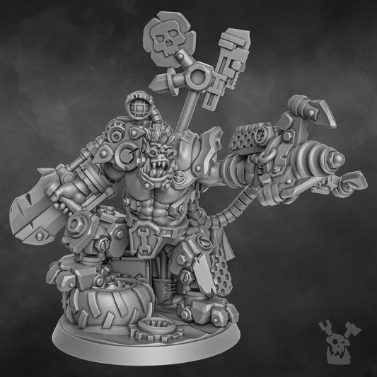 Da Ork Tech Resin Miniature Figure alternate view 2