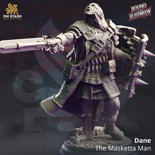 Dane - The Masketta Man Resin Miniature Figure product image