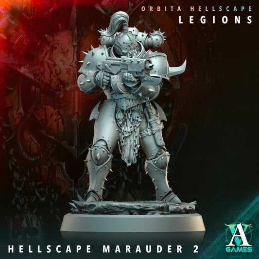 Hellscape Marauder Resin Miniatures Set alternate view 2