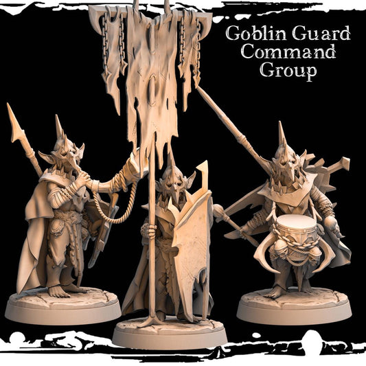 Orc Greenskin Command Group Resin Miniature Figure product image