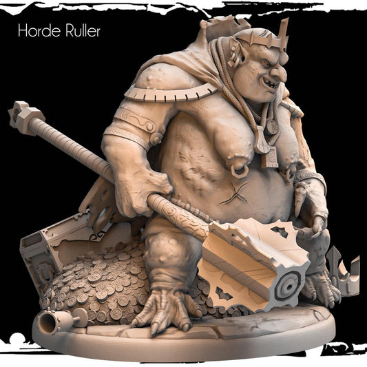 Goblin Horde Ruler Resin Miniature Figure product image