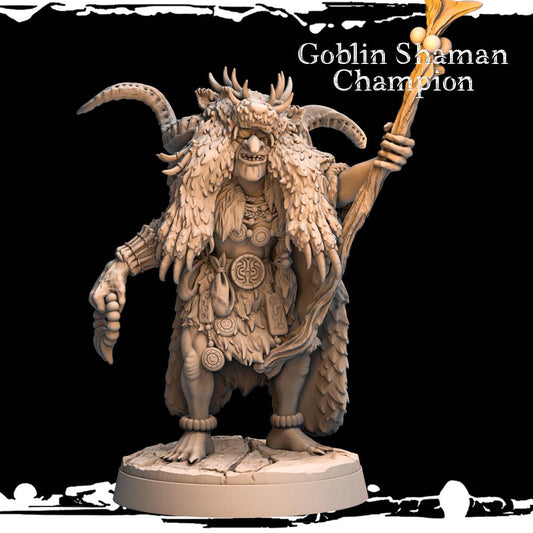 Goblin Shaman Champion Resin Miniature Figure product image