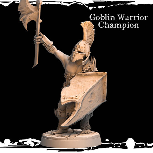 Goblin Warrior Champion Resin Miniature Figure product image