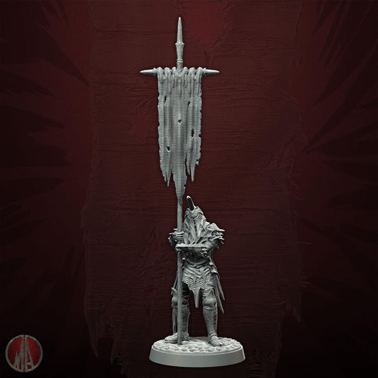 Orc Banner Carriers Resin Miniature Figure product image