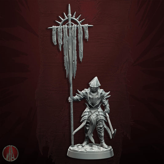 Orc Banner Carriers Resin Miniature Figure alternate view 2