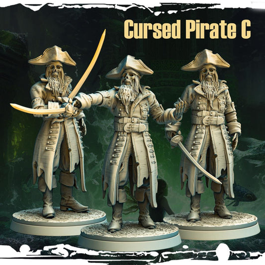 Cursed Buccaneers Resin Miniature Figure product image