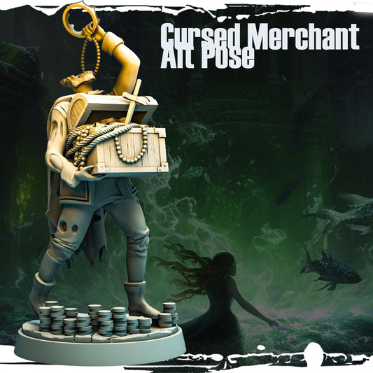 Cursed Merchant Resin Miniature Figure product image