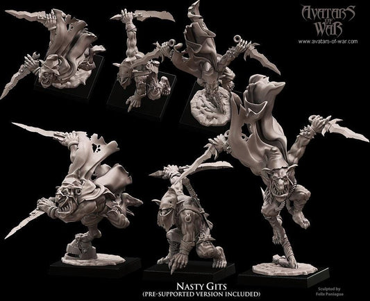 Goblin Nasty Gits x3 Resin Miniatures Set product image
