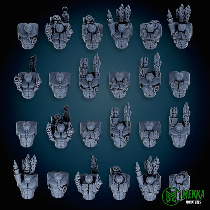 3d Printed Cybork Bodies by Mekka Miniatures