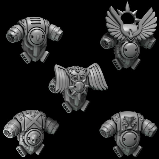 Crimson Lords Backpacks x10 Resin Upgrade Parts alternate view 2