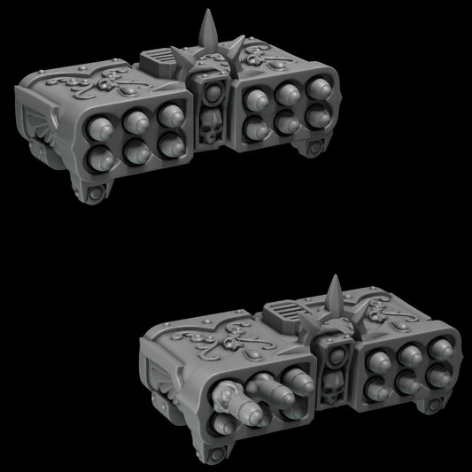 Crimson Wings Heavy Weapons Resin Upgrade Parts alternate view 2