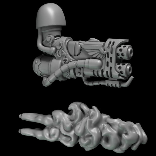 Crimson Lords Heavy Weapons Resin Upgrade Parts alternate view 2