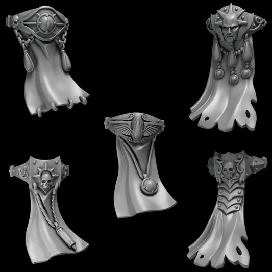 Crimson Lords Loincloths x10 Resin Miniatures Set alternate view 2