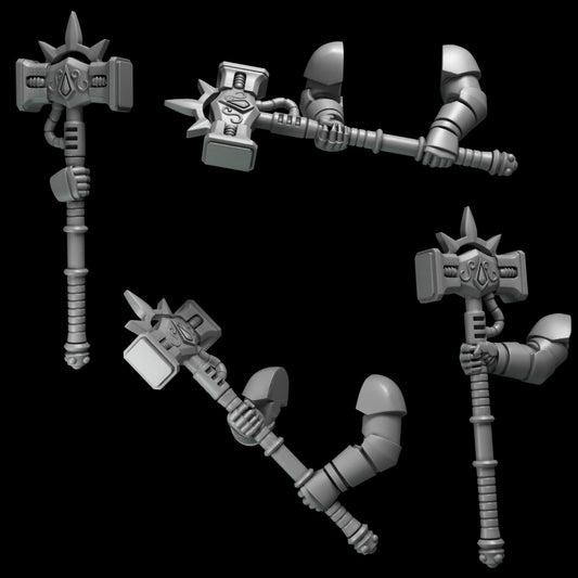 Crimson Lords 2 Handed Hammer Set Resin Upgrade Parts alternate view 2