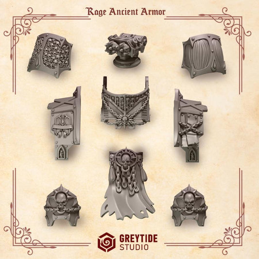 Crimson Lords Rage Ancient Armor Upgrade Kit Resin Upgrade Parts product image