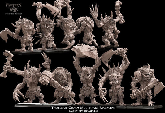 Trolls of Chaos x5 Resin Miniatures Set product image