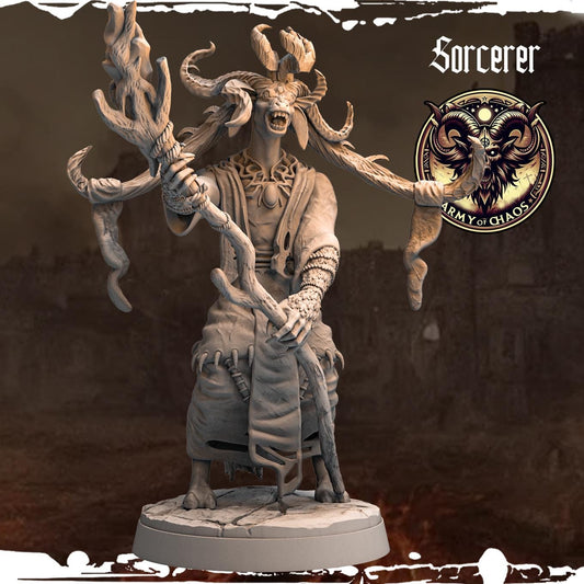 Chaos Beast Sorcerer Resin Miniatures Set product image