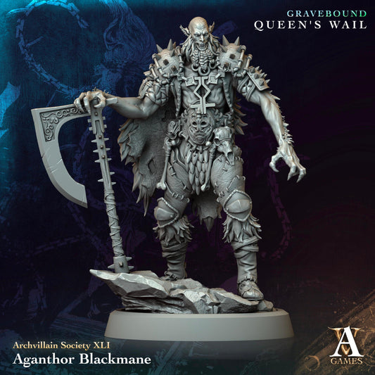 Aganthor Blackmane Resin Miniature Figure product image