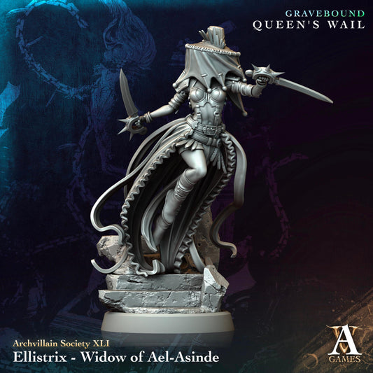 Ellistrix - Widow of Ael-Asinde Resin Miniature Figure product image