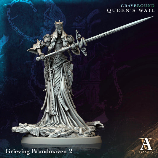 Grieving Brandmaven Resin Miniatures Set alternate view 2