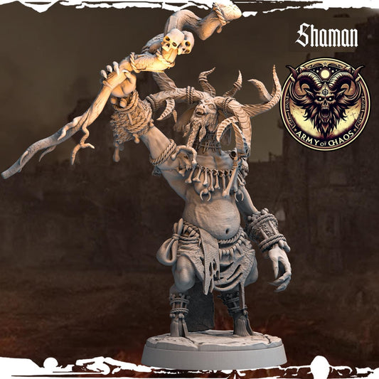 Chaos Beast Shaman Resin Miniatures Set product image