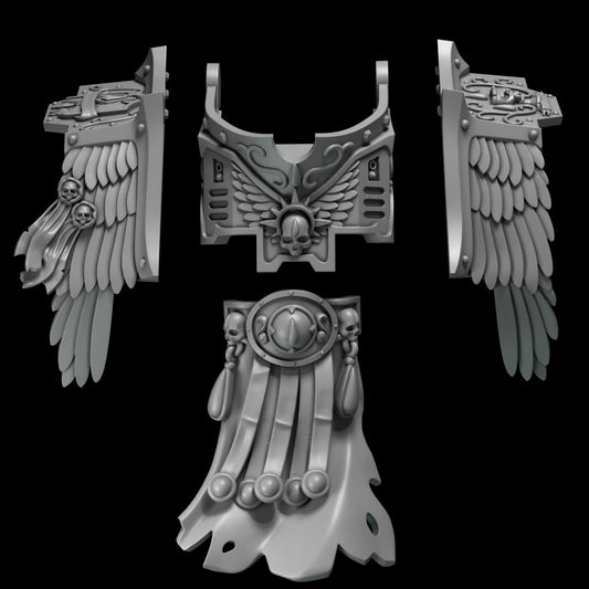 Crimson Lords Ancient Armor Upgrade Kit Resin Upgrade Parts alternate view 2