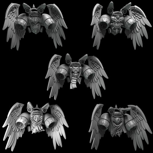 Crimson Lords Jetpack Set Resin Upgrade Parts alternate view 2